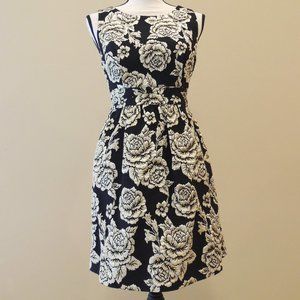 Ark & Co Gold Embroidered Flower Party Dress